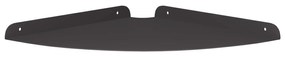 vidaXL Floating Ράφι Γωνίας με ράφι 2 pcs Μαύρο 30 x 30 x 2 εκ.