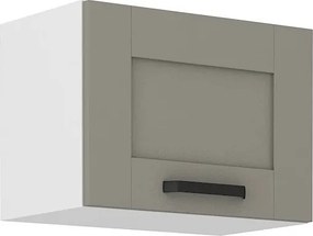Κρεμαστό ντουλάπι Nelor 50 GU 36 1F-Γκρι σπέσιαλ - Λευκό