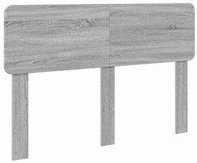 vidaXL Κεφαλάρι Γκρίζο Σονομα 140 cm Επεξεργασμένο ξύλο