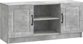 vidaXL Ντουλάπι TV 102 x 34,5 x 47 cm Γκρι Σκυροδέματος
