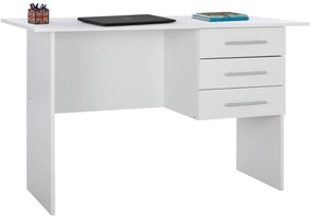 Γραφείο Ensley με 3 συρτάρια C2029.05 Λευκό 120x60x76 εκ. 120x60x76 εκ.