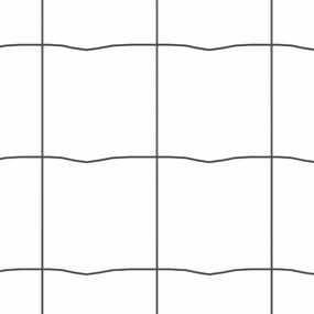 vidaXL Φράχτης Εuro Γκρι 1,6 x 10 m Σίδηρος με επικάλυψη PVC