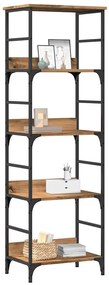 vidaXL Βιβλιοθήκη Τεχνίτης Δρυς 50x33x153 εκ. Επεξεργασμένο Ξύλο