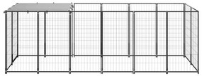 Σπιτάκι σκύλου Μαύρο 330 x 110 x 110 από Ατσάλι - Μαύρο