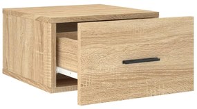 vidaXL Κομοδίνα Επιτοίχια Sonoma Δρυς 35 x 35 x 20 εκ.