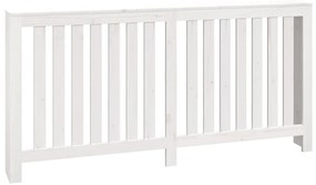 vidaXL Κάλυμμα Καλοριφέρ Λευκό 169x19x84 εκ. από Μασίφ Ξύλο Πεύκου