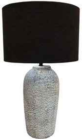 Φωτιστικό Επιτραπέζιο Marbuk 032359 17x17x60cm Ε27 60W Grey-Black