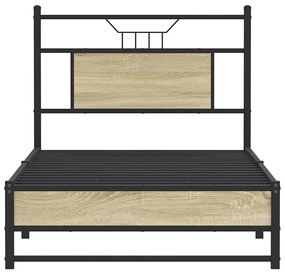 vidaXL Πλαίσιο Κρεβατιού Χωρ. Στρώμα Sonoma Δρυς 80x200εκ Επεξ. Ξύλο