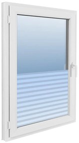 vidaXL Μεμβράνες Παραθύρων Αμμοβολή Ριγέ Σχέδιο PVC