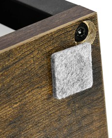 Στάντ λουλουδιών 4 επιπέδων 40cm x 40cm x 81cm Καφέ