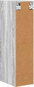 vidaXL Κρεμαστό ντουλάπι Γκρίζο Σονομα 20 x 29,5 x 80 εκ.
