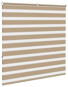 Ζέβρα τυφλή 145x150 cm Πλάτος υφάσματος 140,9 εκ. Πολυεστέρας - Καφέ