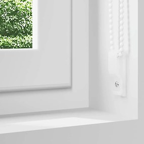Ρολέρ Μπλακάουτ Λευκό 150x150 εκ. Πλάτος υφάσματος 146,6εκ. - Λευκό
