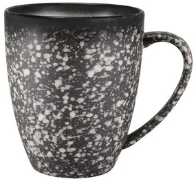 Κούπα Granite Caviar AX0356 400ml White-Anthracite Maxwell&Williams Πορσελάνη