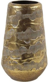 Βάζο Peggie 013.785155 18,5x32,5cm Gold Metal