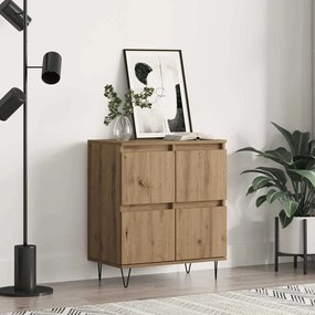 vidaXL Πλαϊνό γραφείο Καφέ 60 x 35 x 70 cm Επεξεργασμένο ξύλο