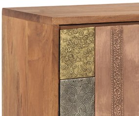 vidaXL Έπιπλο Τηλεόρασης 140 x 30 x 40 εκ. από Μασίφ Ξύλο Ακακίας