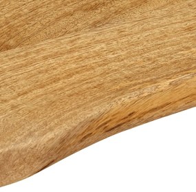 vidaXL Επιφάνεια Τραπεζιού 100x40x2,5 εκ. Live Edge Μασίφ Ξύλο Μάνγκο