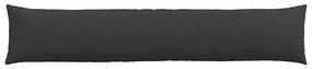vidaXL Μαξιλάρι Καναπέ 2 pcs Μαύρο 200 x 40 εκ. ύφασμα