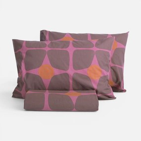 Σεντόνια Μονά (Σετ) Nef-Nef Homeware Casual Coreo Mauve