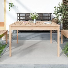 Τραπέζι Κήπου 121 x 82,5 x 76 εκ. από Μασίφ Ξύλο Πεύκου - Καφέ