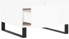 vidaXL Τραπεζάκι Σαλονιού Λευκό 55x55x36,5 εκ. από Επεξεργασμένο Ξύλο