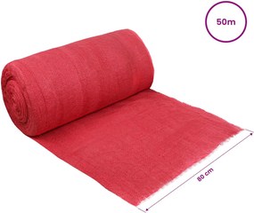 vidaXL Ρολό από Τζute 160 x 5000 εκ Κόκκινο