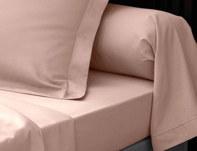 Σεντόνι Percaline Douceur d'intérieur - Λάστιχο - 160x200cm - Nude