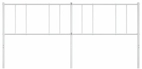 vidaXL Ανταλλακτικό κεφαλάρι Λευκό 193 εκ. Μεταλλικό