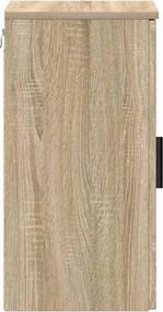 vidaXL Ντουλάπι Μπάνιου Επιτοίχιο Δρύς Sonoma 30 x 31,5 x 61 εκ