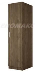 Ντουλάπα Μονόφυλλη 52x191x40, Genomax  12814-32227323242  ΧΡΩΜΑ  KΑΡΥΔΙ