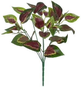 AMARANTHUS TRICOLOR 78296 Τεχνητό Φυτό Αμάραντος Τρίχρωμος - Μπουκέτο Διακοσμητικών Φυτών - Κλαδιών με Φύλλωμα Πράσινο - Κόκκινο 78296
