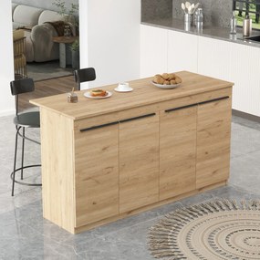 Τραπέζι Κουζίνας Δρυς IGRI 160x60x90
