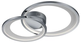 Φωτιστικό Οροφής - Πλαφονιέρα Led Granada 673810206 29W 2650Lmn 3000K Chrome-White Trio Lighting Metal