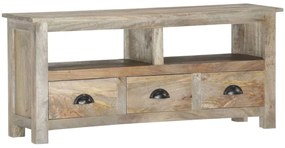 vidaXL Έπιπλο Τηλεόρασης 110 x 30 x 50 εκ. από Μασίφ Ξύλο Μάνγκο