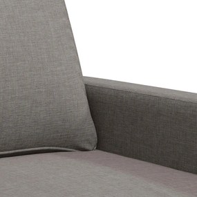 vidaXL Καναπές Διθέσιος Taupe 120 εκ. Υφασμάτινος