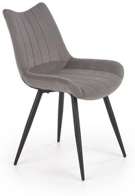60-21112 K388 chair, color: grey DIOMMI V-CH-K/388-KR-POPIELATY, 1 Τεμάχιο