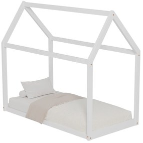 ΚΡΕΒΑΤΙ ΠΑΙΔΙΚΟ PEPE HM678.03 τ.MONTESSORI ΞΥΛΟ ΠΕΥΚΟ ΛΕΥΚΟ- 140x70εκ