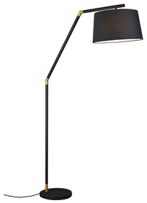 Φωτιστικό Δαπέδου Tracy 462100132 Black Trio Lighting Metal, Fabric