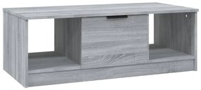 vidaXL Τραπεζάκι Σαλονιού Γκρι Sonoma 102x50x36 εκ. Επεξεργασμένο Ξύλο