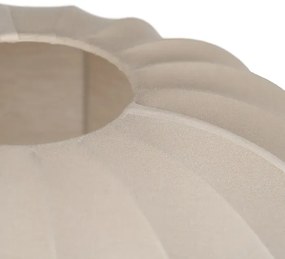 Επιτραπέζιο φωτιστικό από ύφασμα μπεζ 31,50x31,50x24,50 εκ.