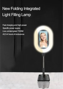 Qiaoyang LED Ring Light με Βάση QA-T678 – 360° Fill Light