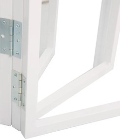 Τραπέζι πτυσσόμενο Talen pakoworld σε λευκή απόχρωση Φ80x74εκ