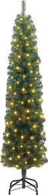 vidaXL Τεχνητό Χριστουγεννιάτικο Δέντρο με 300 LED Πράσινο 180 cm