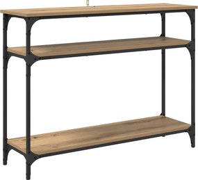 vidaXL Τραπέζι κονσόλας Artisan Oak 100 x 29 x 75 εκ.