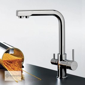 Eurorama FILTER TAP Μπαταρίας Κουζίνας για σύνδεση με ντεπόζιτο Chrome