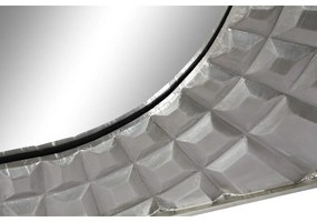 Τοίχο καθρέφτη DKD Home Decor Ασημί Σύγχρονη 154 x 4 x 92 cm