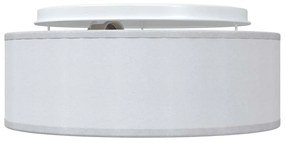 vidaXL Λάμπα Οροφής Γκρι 30 x 13.5 εκ. ύφασμα