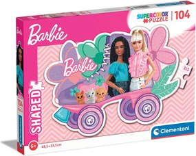 Clementoni Παιδικό Παζλ Super Color Barbie 104 τμχ