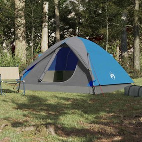 vidaXL Σκηνή Κάμπινγκ Θόλος 3 Ατόμων Αδιάβροχη Μπλε